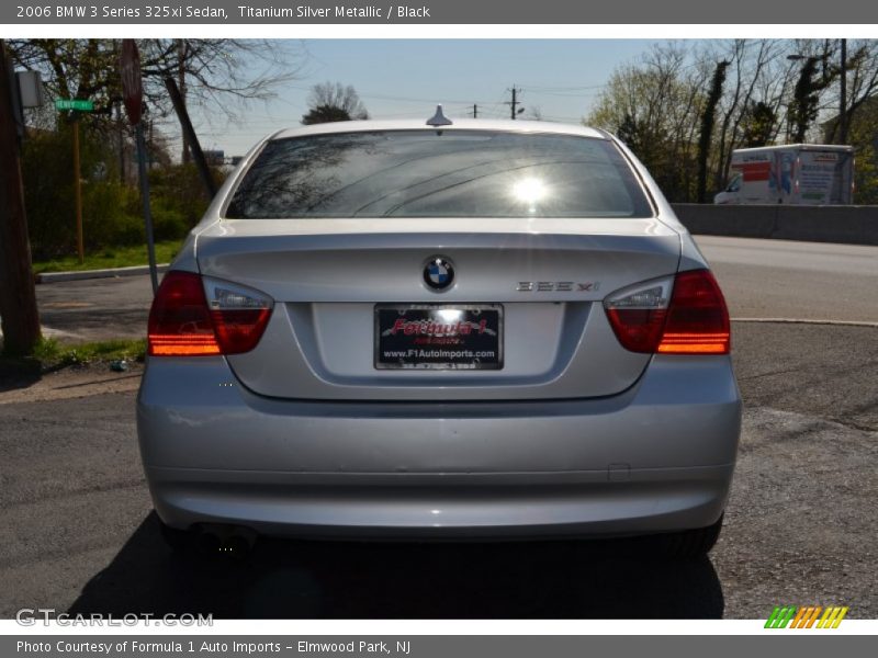 Titanium Silver Metallic / Black 2006 BMW 3 Series 325xi Sedan