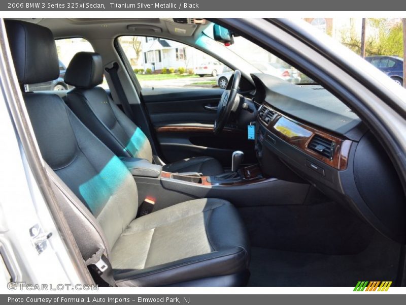 Titanium Silver Metallic / Black 2006 BMW 3 Series 325xi Sedan