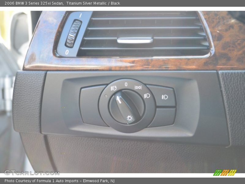 Titanium Silver Metallic / Black 2006 BMW 3 Series 325xi Sedan