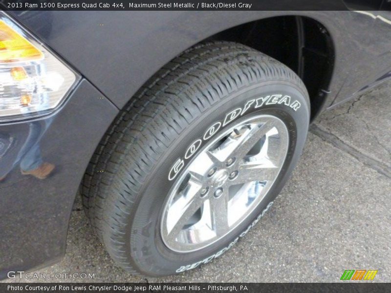 Maximum Steel Metallic / Black/Diesel Gray 2013 Ram 1500 Express Quad Cab 4x4