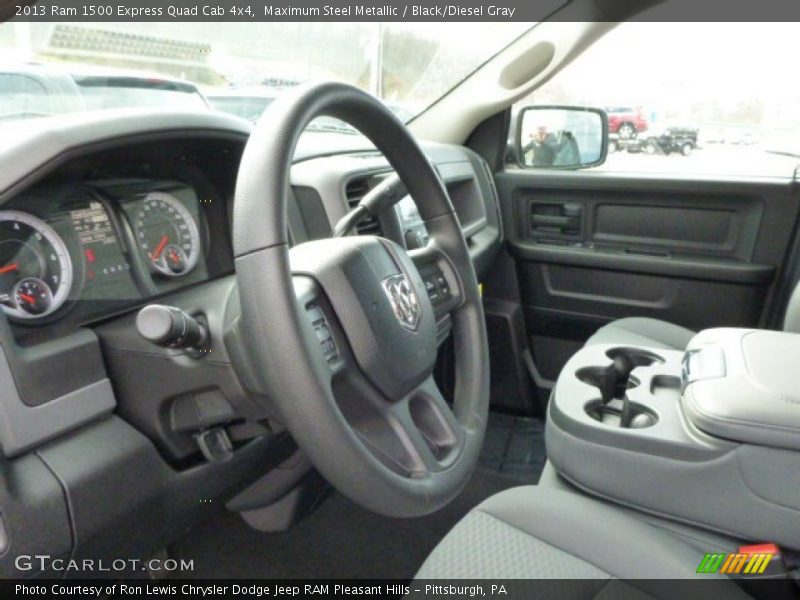 Maximum Steel Metallic / Black/Diesel Gray 2013 Ram 1500 Express Quad Cab 4x4