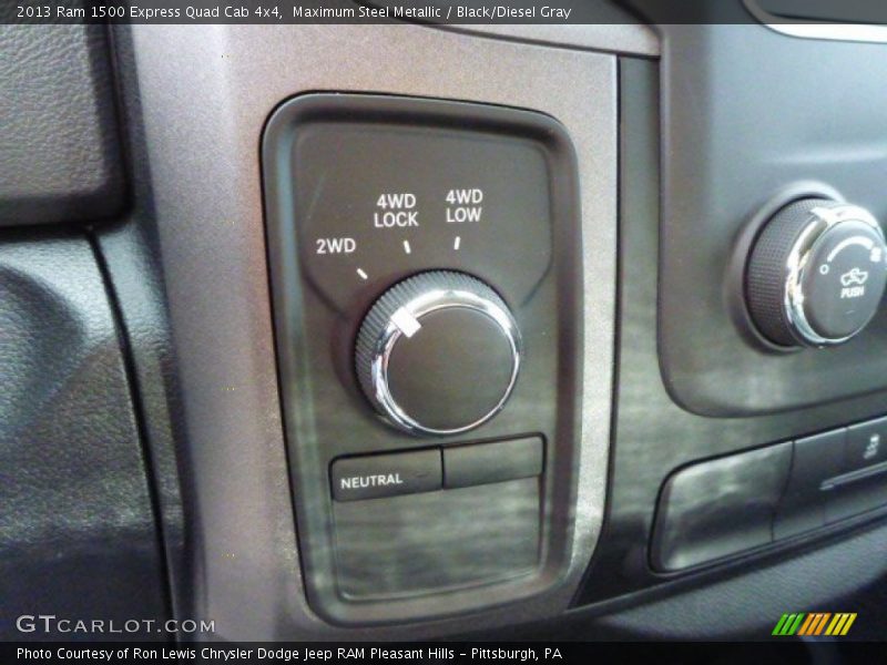 Maximum Steel Metallic / Black/Diesel Gray 2013 Ram 1500 Express Quad Cab 4x4