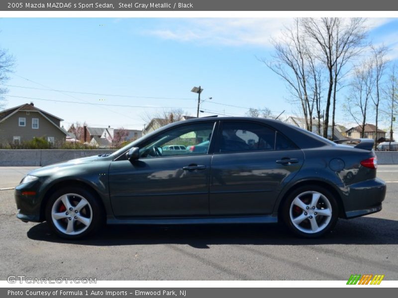 Steel Gray Metallic / Black 2005 Mazda MAZDA6 s Sport Sedan