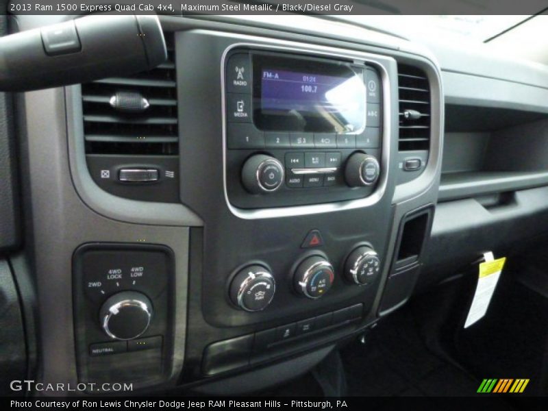 Maximum Steel Metallic / Black/Diesel Gray 2013 Ram 1500 Express Quad Cab 4x4