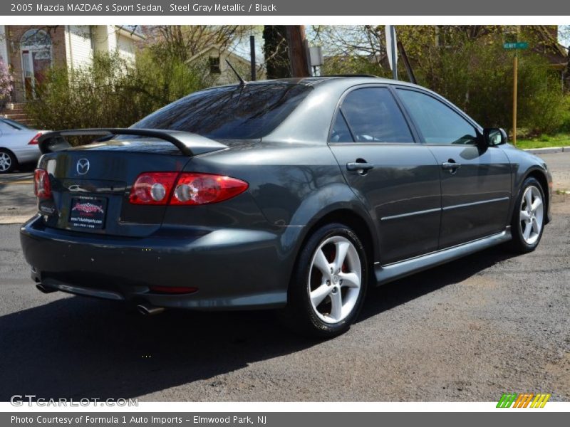 Steel Gray Metallic / Black 2005 Mazda MAZDA6 s Sport Sedan