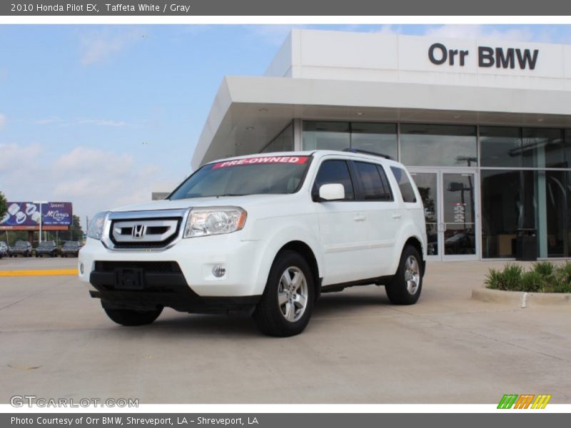 Taffeta White / Gray 2010 Honda Pilot EX