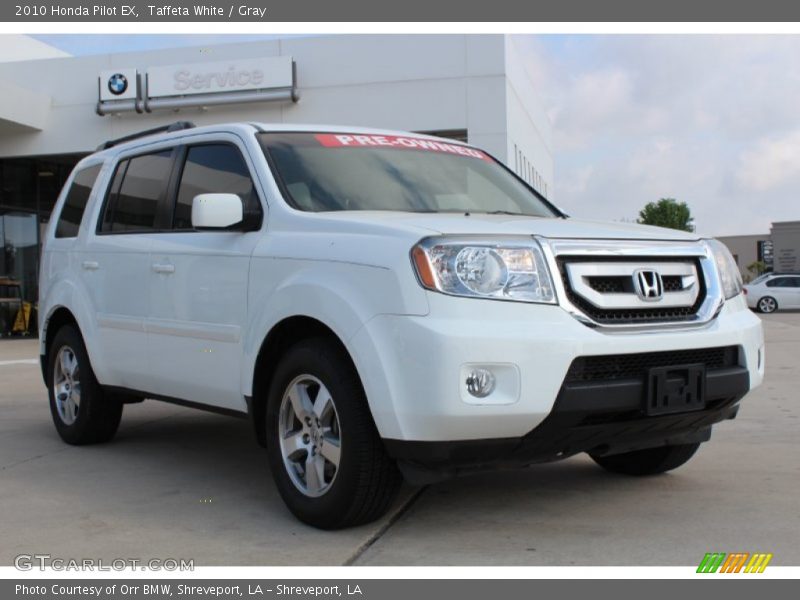 Taffeta White / Gray 2010 Honda Pilot EX