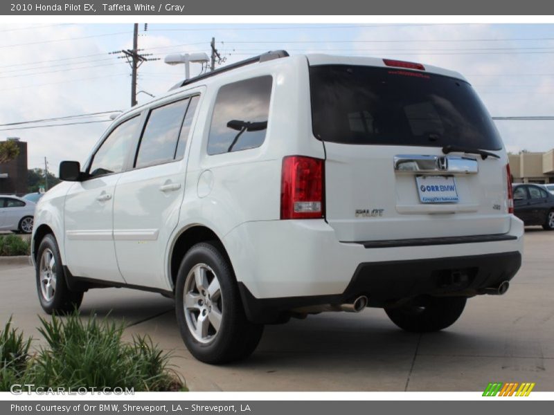 Taffeta White / Gray 2010 Honda Pilot EX