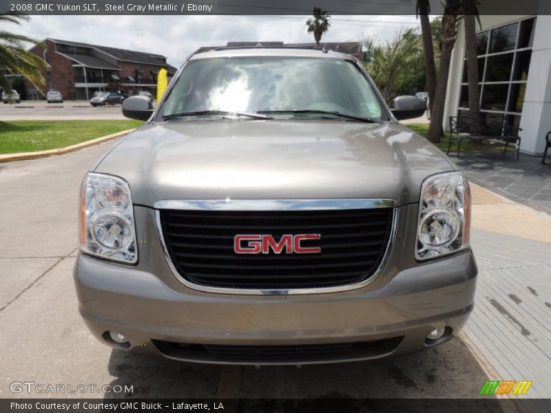 Steel Gray Metallic / Ebony 2008 GMC Yukon SLT