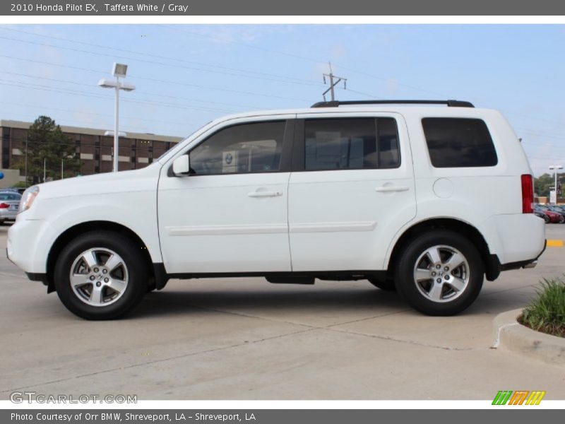 Taffeta White / Gray 2010 Honda Pilot EX