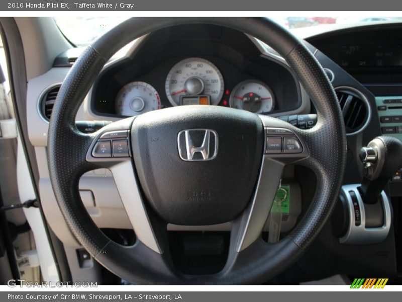 Taffeta White / Gray 2010 Honda Pilot EX