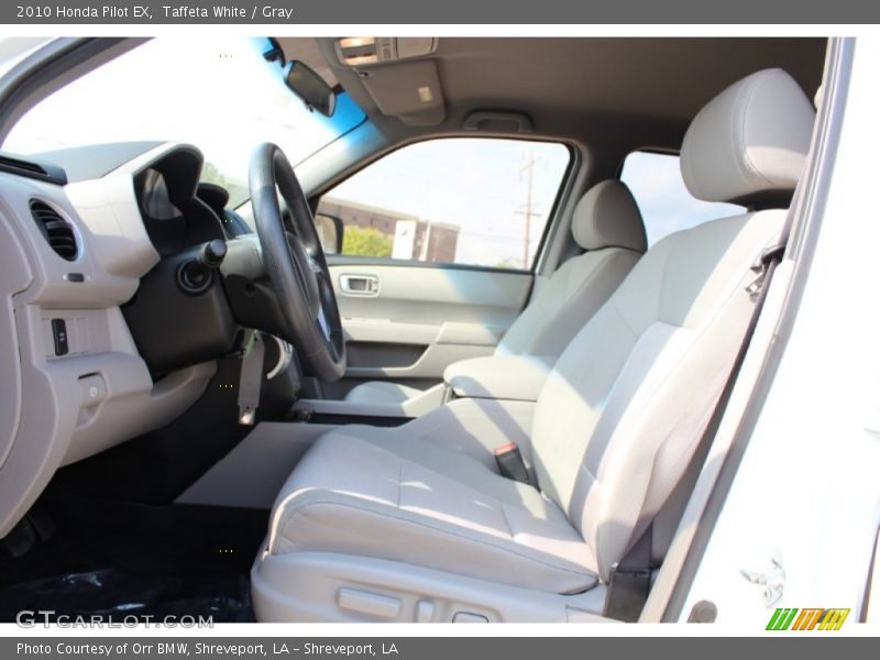 Taffeta White / Gray 2010 Honda Pilot EX