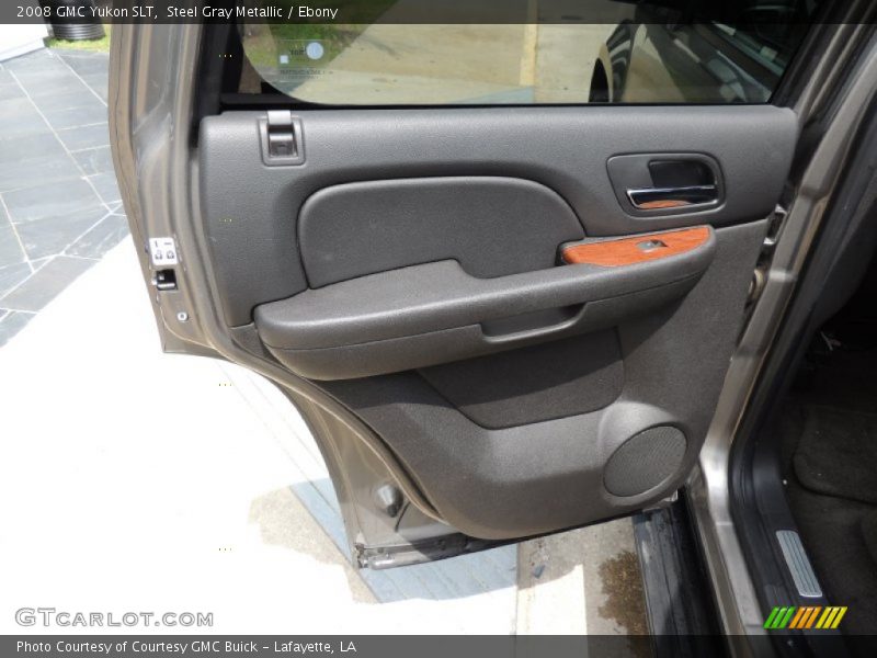 Steel Gray Metallic / Ebony 2008 GMC Yukon SLT