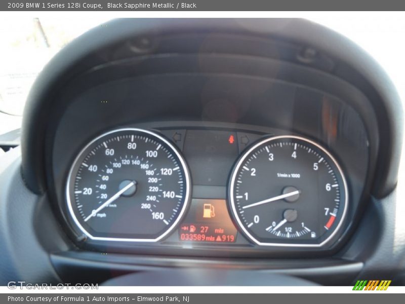  2009 1 Series 128i Coupe 128i Coupe Gauges