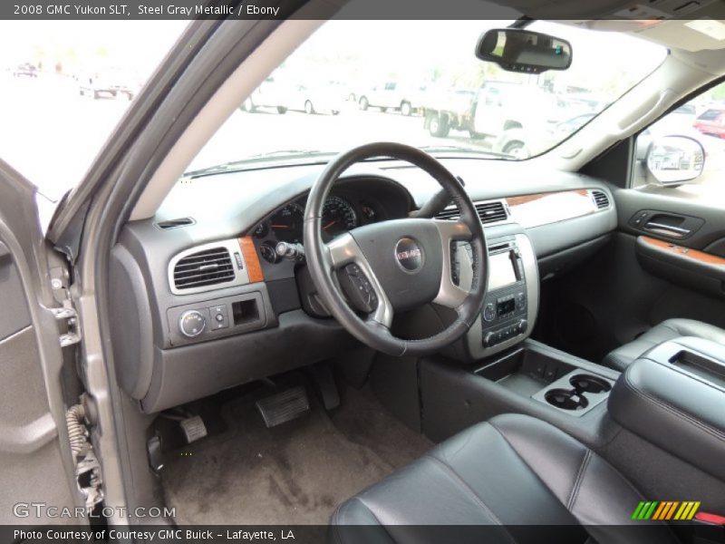 Steel Gray Metallic / Ebony 2008 GMC Yukon SLT