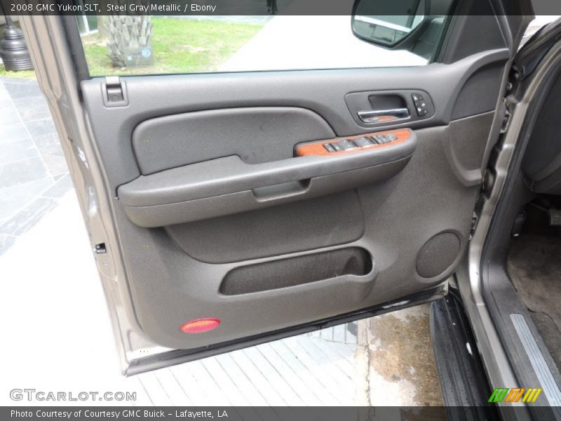 Steel Gray Metallic / Ebony 2008 GMC Yukon SLT