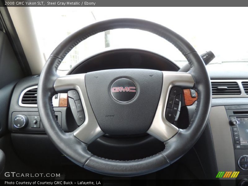 Steel Gray Metallic / Ebony 2008 GMC Yukon SLT