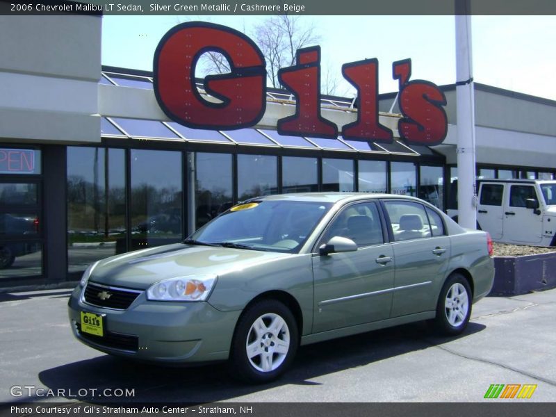 Silver Green Metallic / Cashmere Beige 2006 Chevrolet Malibu LT Sedan