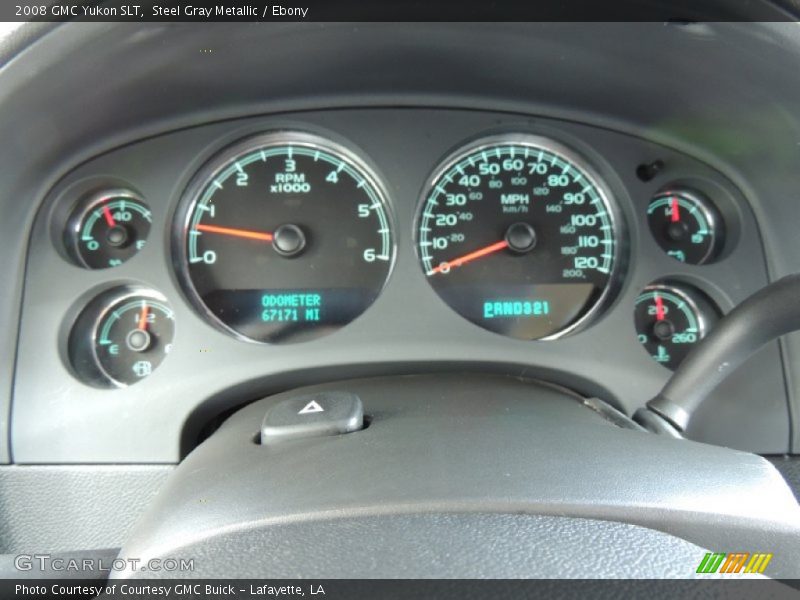 Steel Gray Metallic / Ebony 2008 GMC Yukon SLT