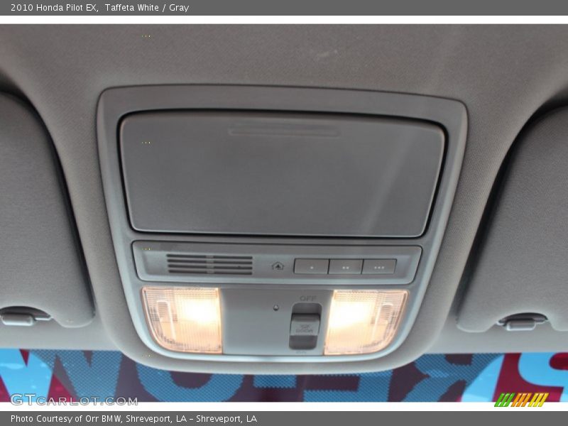 Taffeta White / Gray 2010 Honda Pilot EX