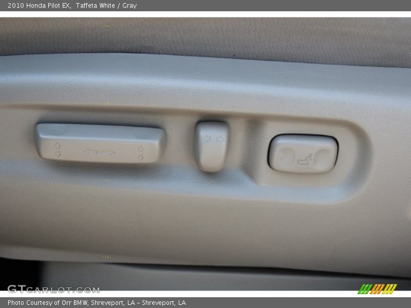 Taffeta White / Gray 2010 Honda Pilot EX