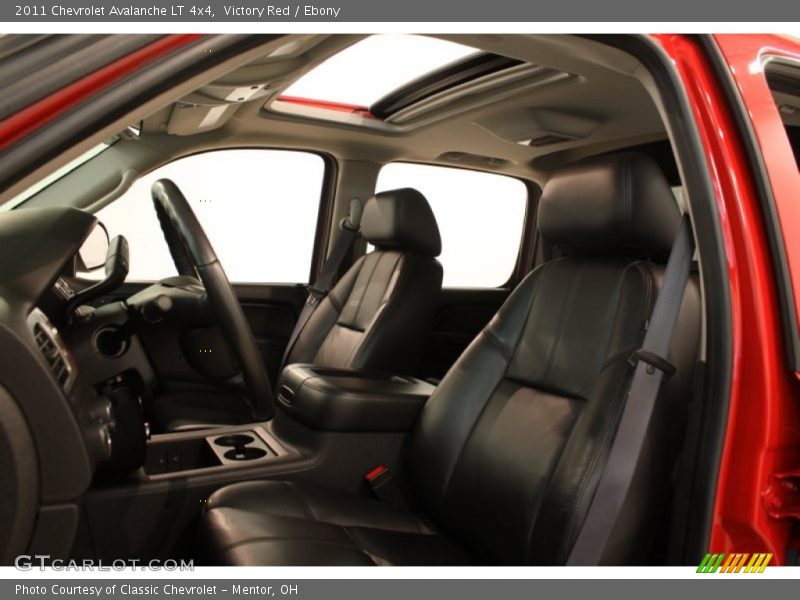 Victory Red / Ebony 2011 Chevrolet Avalanche LT 4x4
