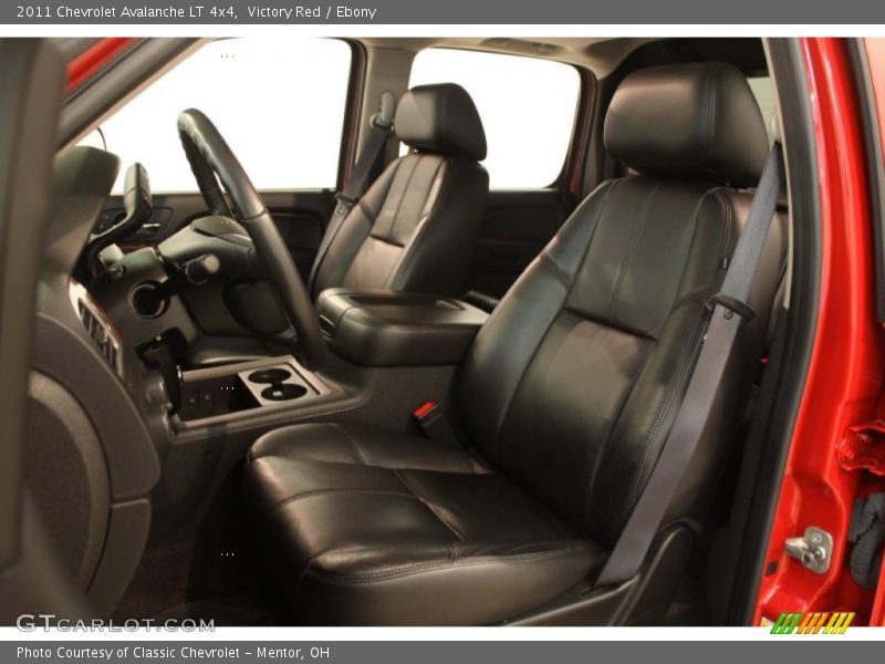 Front Seat of 2011 Avalanche LT 4x4
