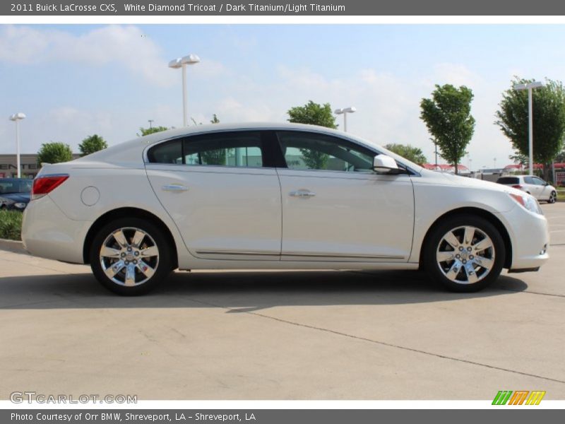 White Diamond Tricoat / Dark Titanium/Light Titanium 2011 Buick LaCrosse CXS