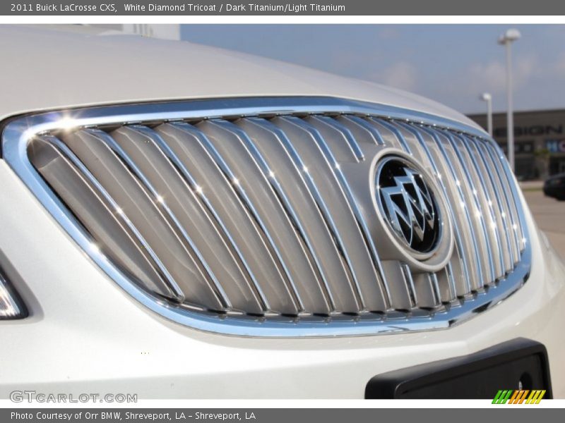 White Diamond Tricoat / Dark Titanium/Light Titanium 2011 Buick LaCrosse CXS