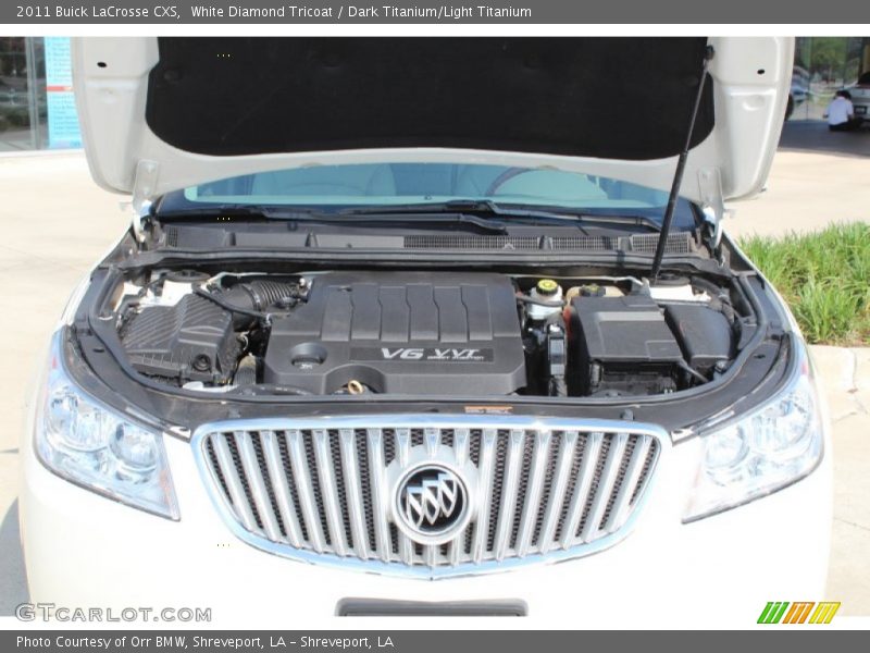 White Diamond Tricoat / Dark Titanium/Light Titanium 2011 Buick LaCrosse CXS