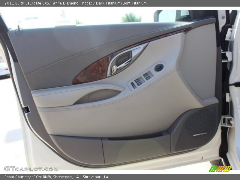 White Diamond Tricoat / Dark Titanium/Light Titanium 2011 Buick LaCrosse CXS