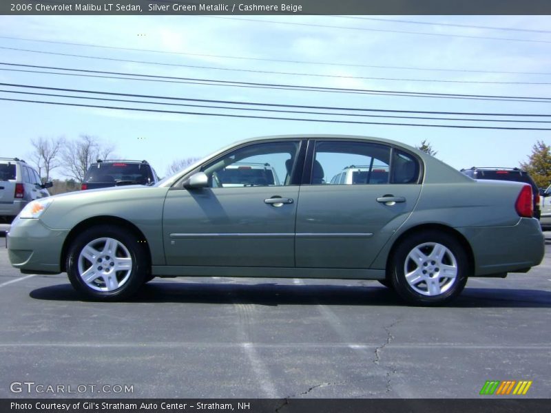 Silver Green Metallic / Cashmere Beige 2006 Chevrolet Malibu LT Sedan