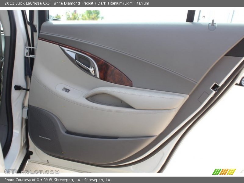 White Diamond Tricoat / Dark Titanium/Light Titanium 2011 Buick LaCrosse CXS