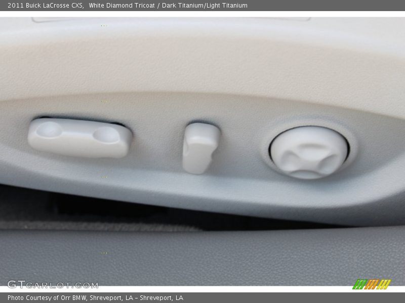 White Diamond Tricoat / Dark Titanium/Light Titanium 2011 Buick LaCrosse CXS