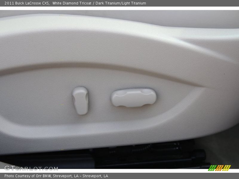 White Diamond Tricoat / Dark Titanium/Light Titanium 2011 Buick LaCrosse CXS