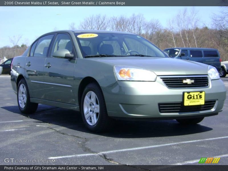 Silver Green Metallic / Cashmere Beige 2006 Chevrolet Malibu LT Sedan