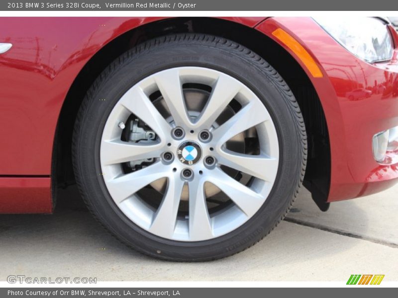 Vermillion Red Metallic / Oyster 2013 BMW 3 Series 328i Coupe