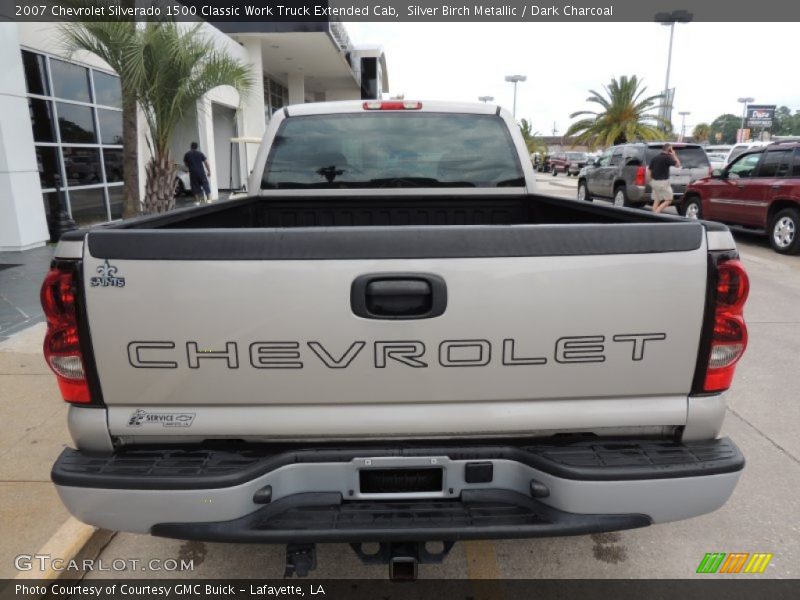 Silver Birch Metallic / Dark Charcoal 2007 Chevrolet Silverado 1500 Classic Work Truck Extended Cab