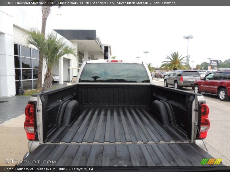 Silver Birch Metallic / Dark Charcoal 2007 Chevrolet Silverado 1500 Classic Work Truck Extended Cab