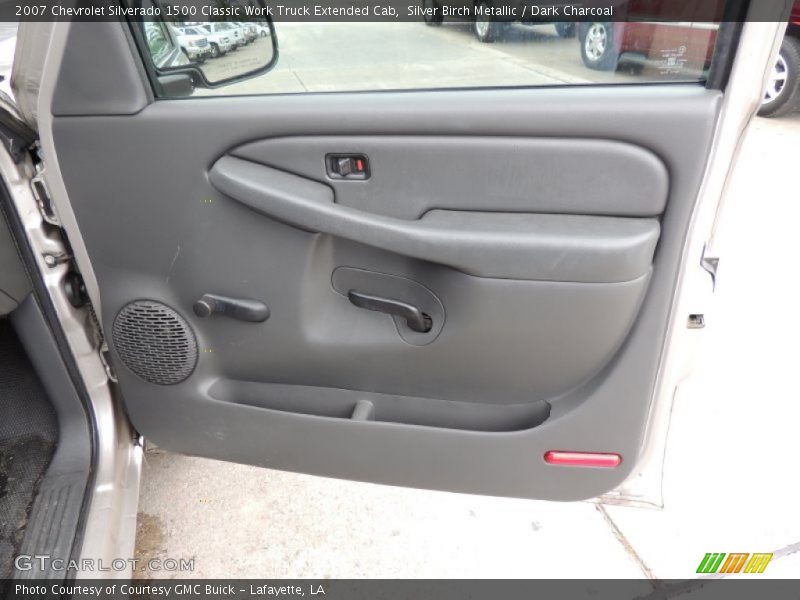 Silver Birch Metallic / Dark Charcoal 2007 Chevrolet Silverado 1500 Classic Work Truck Extended Cab