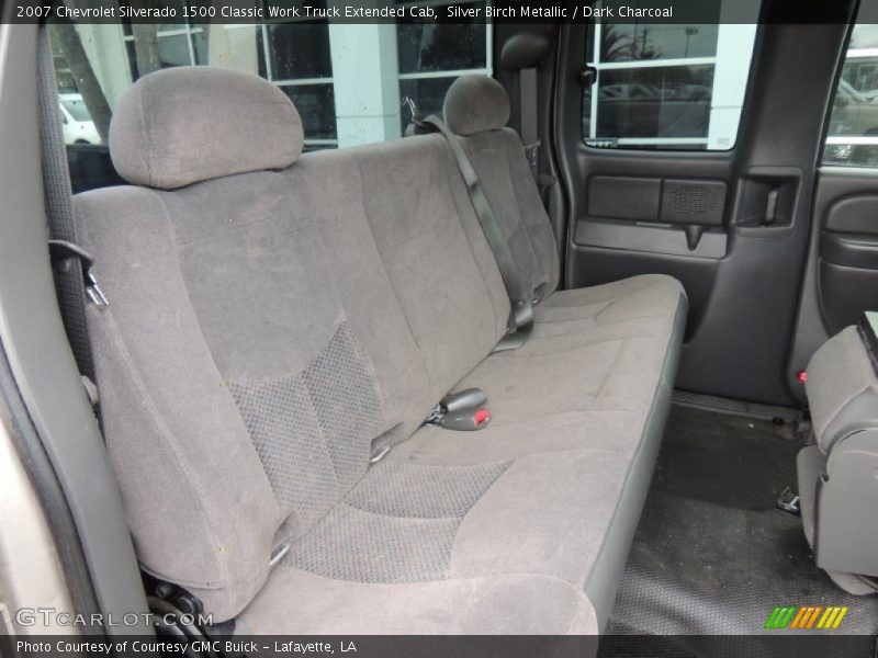 Silver Birch Metallic / Dark Charcoal 2007 Chevrolet Silverado 1500 Classic Work Truck Extended Cab