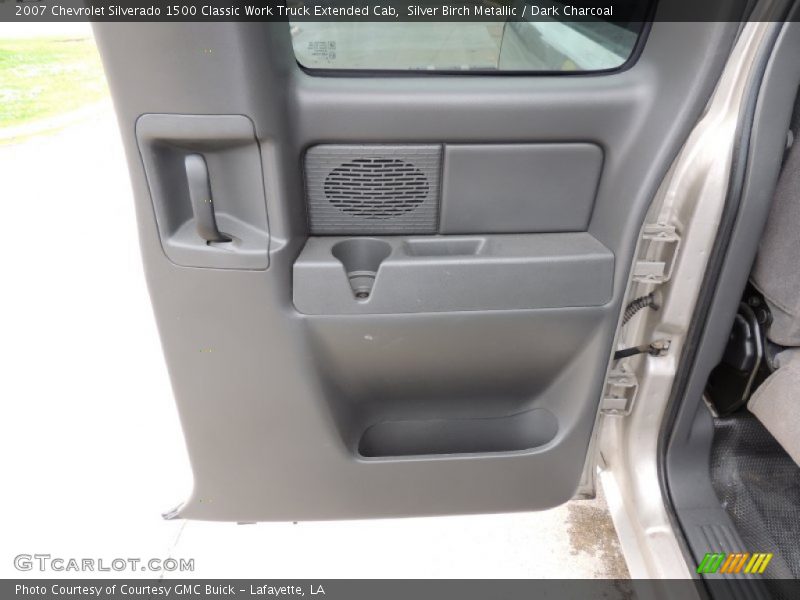 Silver Birch Metallic / Dark Charcoal 2007 Chevrolet Silverado 1500 Classic Work Truck Extended Cab