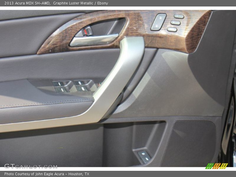 Graphite Luster Metallic / Ebony 2013 Acura MDX SH-AWD