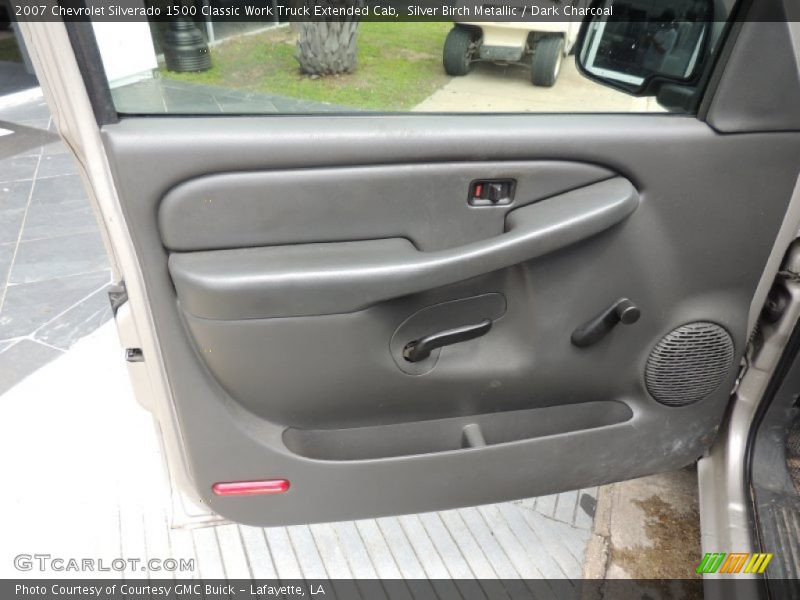 Silver Birch Metallic / Dark Charcoal 2007 Chevrolet Silverado 1500 Classic Work Truck Extended Cab
