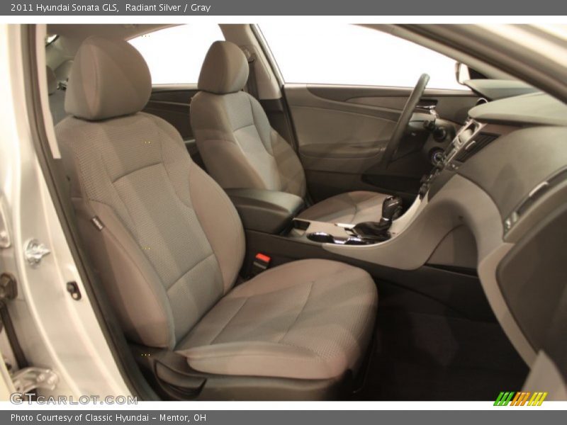 Radiant Silver / Gray 2011 Hyundai Sonata GLS