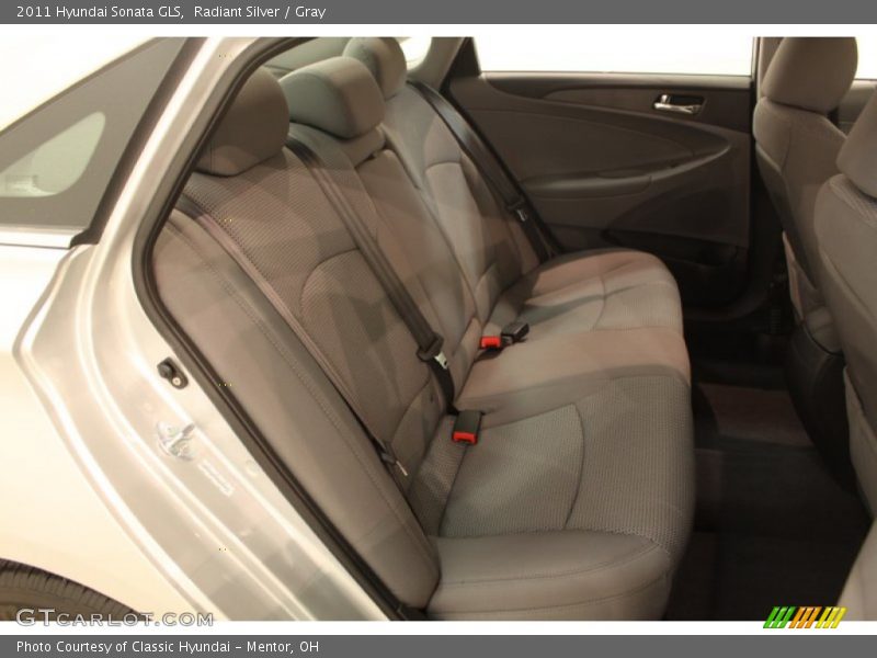 Radiant Silver / Gray 2011 Hyundai Sonata GLS