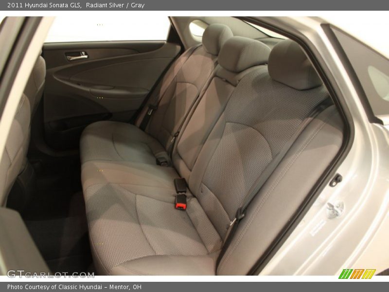 Radiant Silver / Gray 2011 Hyundai Sonata GLS