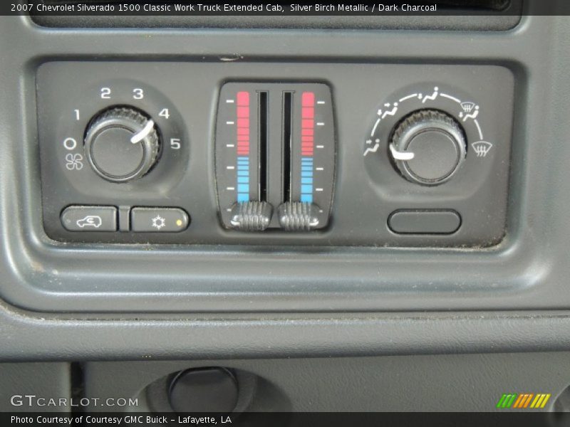 Silver Birch Metallic / Dark Charcoal 2007 Chevrolet Silverado 1500 Classic Work Truck Extended Cab