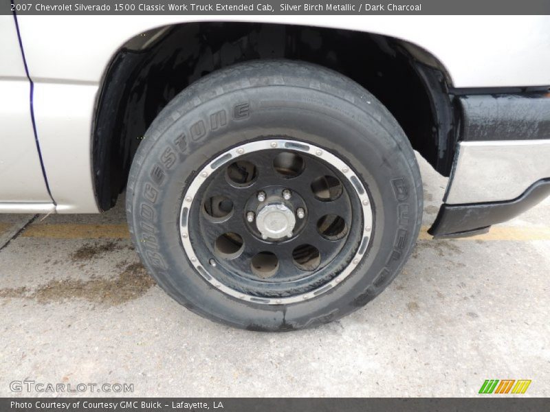 Silver Birch Metallic / Dark Charcoal 2007 Chevrolet Silverado 1500 Classic Work Truck Extended Cab