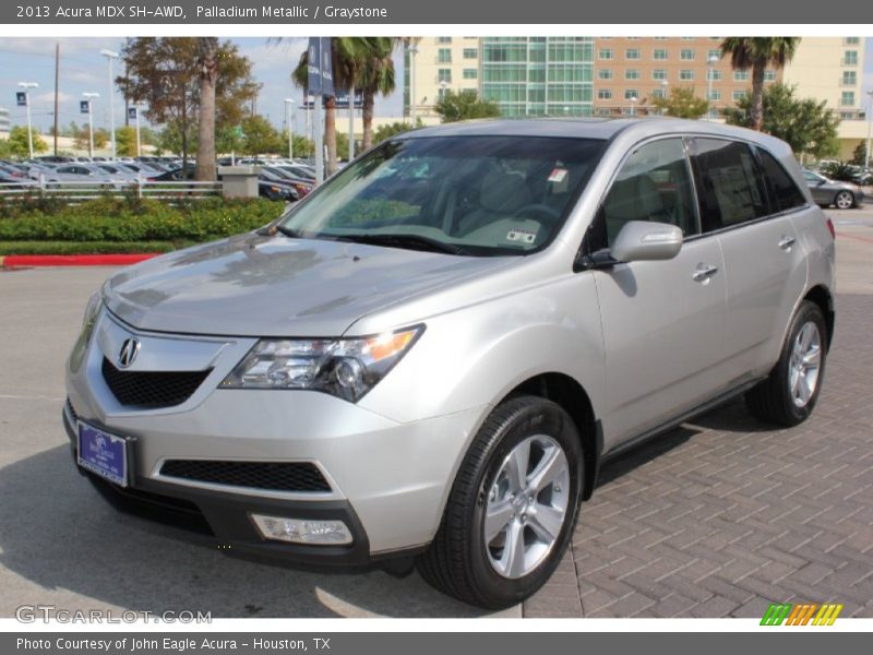 Palladium Metallic / Graystone 2013 Acura MDX SH-AWD